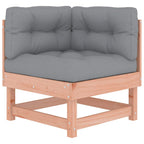 vidaXL 7-tlg. Garten-Lounge-Set mit Kissen Massivholz Douglasie