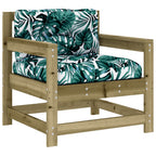 vidaXL 6-tlg. Garten-Lounge-Set mit Kissen Imprägniertes Kiefernholz