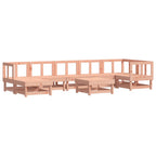 vidaXL 8-tlg. Garten-Lounge-Set mit Kissen Massivholz Douglasie