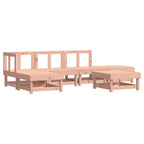 vidaXL 6-tlg. Garten-Lounge-Set mit Kissen Massivholz Douglasie