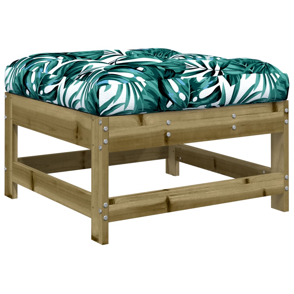 vidaXL 4-tlg. Garten-Lounge-Set mit Kissen Kiefernholz Imprägniert