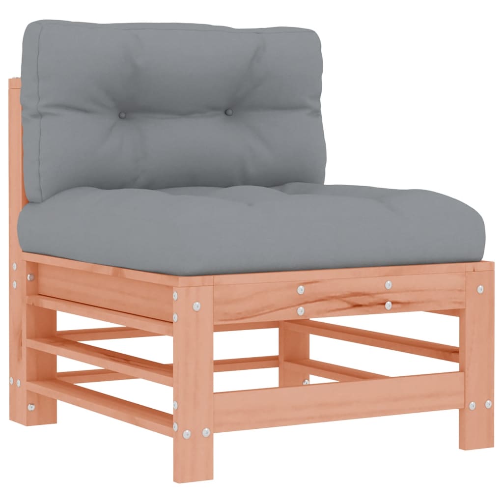vidaXL 3-tlg. Garten-Lounge-Set mit Kissen Massivholz Douglasie