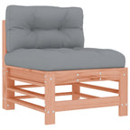 vidaXL 3-tlg. Garten-Lounge-Set mit Kissen Massivholz Douglasie