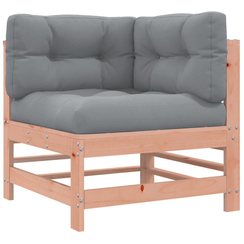 vidaXL 3-tlg. Garten-Lounge-Set mit Kissen Massivholz Douglasie
