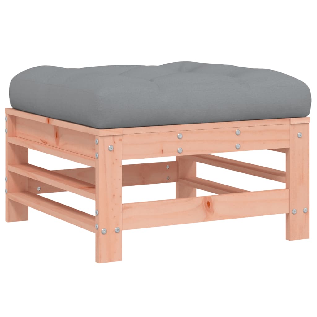 vidaXL 3-tlg. Garten-Lounge-Set mit Kissen Massivholz Douglasie