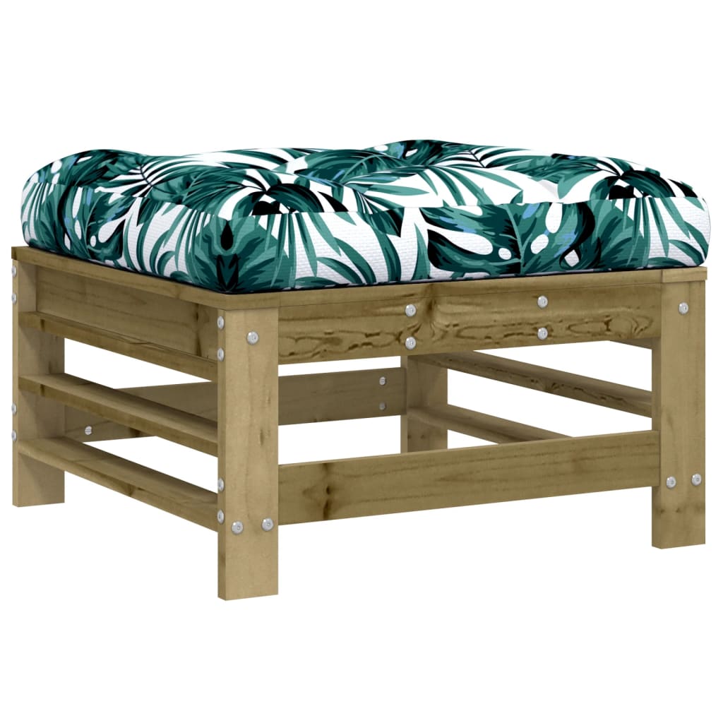 vidaXL 3-tlg. Garten-Lounge-Set mit Kissen Kiefernholz Imprägniert