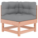 vidaXL 10-tlg. Garten-Lounge-Set mit Kissen Massivholz Douglasie