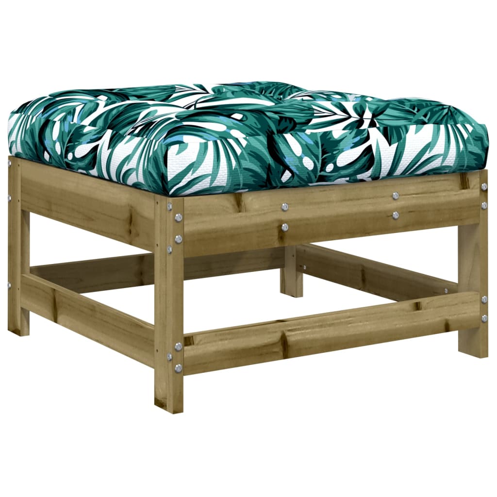 vidaXL 10-tlg. Garten-Lounge-Set mit Kissen Kiefernholz Imprägniert