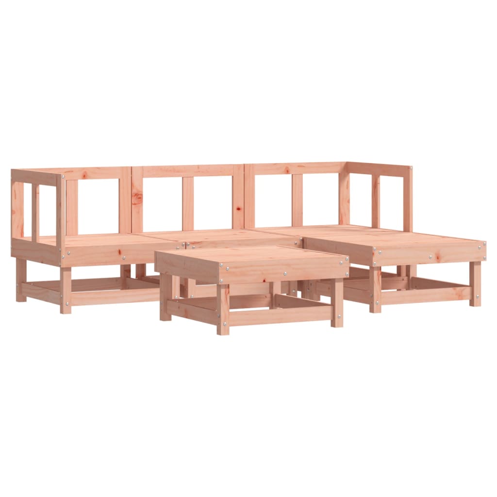 vidaXL 5-tlg. Garten-Lounge-Set Massivholz Douglasie