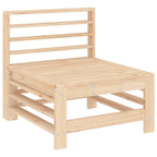 vidaXL 6-tlg. Garten-Lounge-Set Massivholz Kiefer