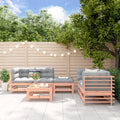vidaXL 6-tlg. Garten-Lounge-Set Massivholz Douglasie