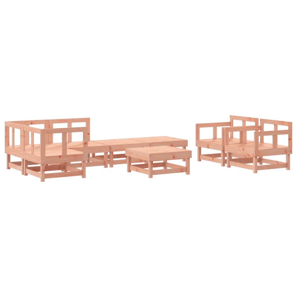 vidaXL 8-tlg. Garten-Lounge-Set Massivholz Douglasie