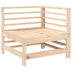 vidaXL 9-tlg. Garten-Lounge-Set Massivholz Kiefer