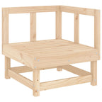 vidaXL 4-tlg. Garten-Lounge-Set Massivholz Kiefer