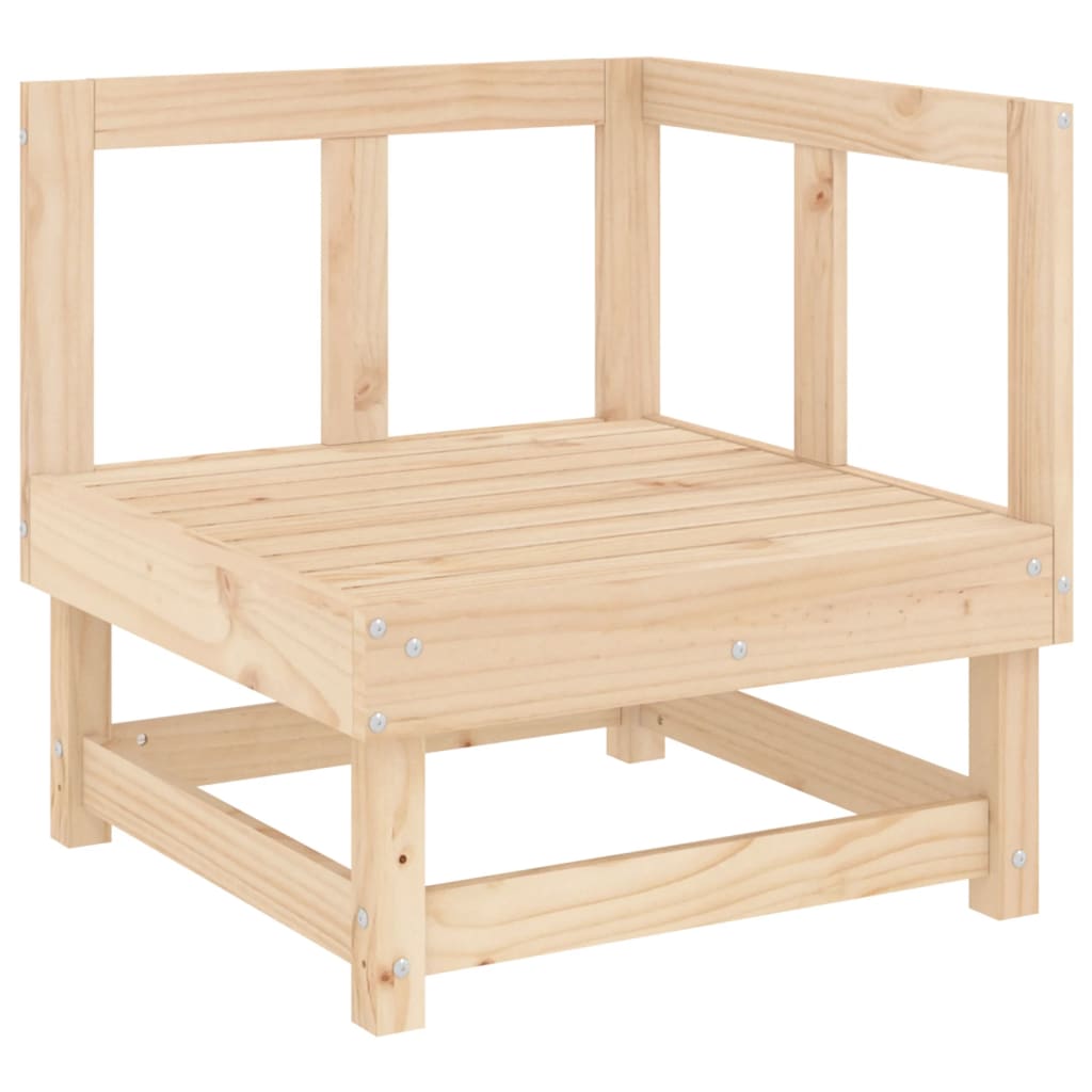 vidaXL 4-tlg. Garten-Lounge-Set Massivholz Kiefer