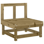 vidaXL 10-tlg. Garten-Lounge-Set Kiefernholz Imprägniert