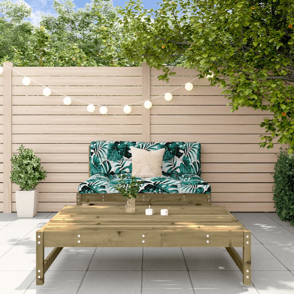 vidaXL 2-tlg. Garten-Lounge-Set Kiefernholz Imprägniert
