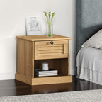 vidaXL Nachttisch VIGO 42x35x42 cm Massivholz Kiefer