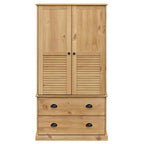 vidaXL Kleiderschrank VIGO 90x55x170 cm Massivholz Kiefer