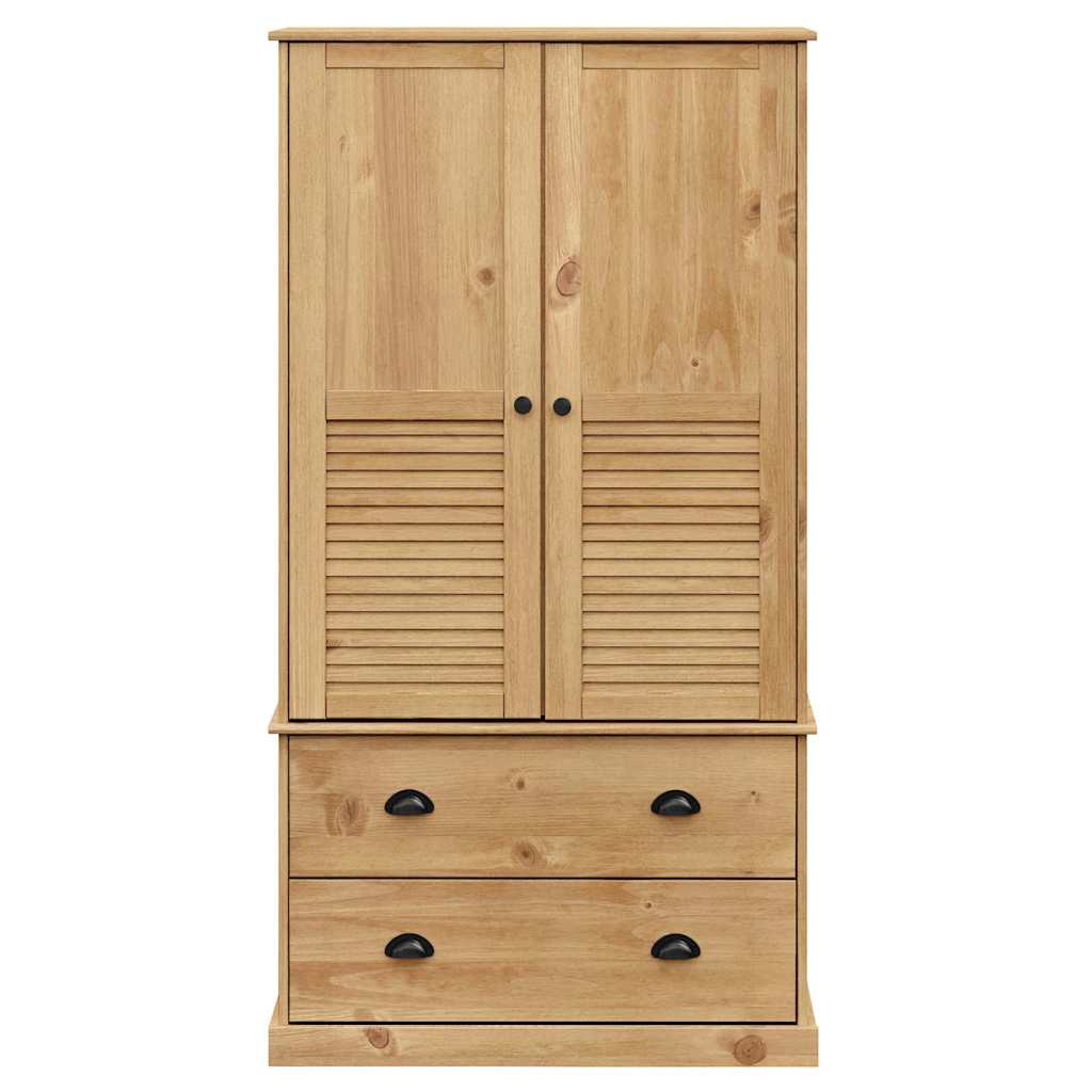 vidaXL Kleiderschrank VIGO 90x55x170 cm Massivholz Kiefer