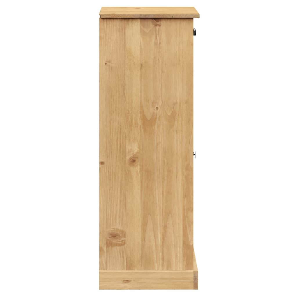 vidaXL Schuhschrank VIGO 60x35x96 cm Massivholz Kiefer