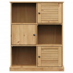vidaXL Bücherregal VIGO 90x35x114,5 cm Massivholz Kiefer