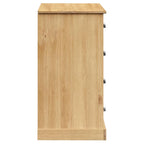 vidaXL Sideboard mit Schubladen VIGO 113x40x75 cm Massivholz Kiefer