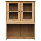 vidaXL Sideboard-Aufsatz VIGO 78x30x100 cm Massivholz Kiefer