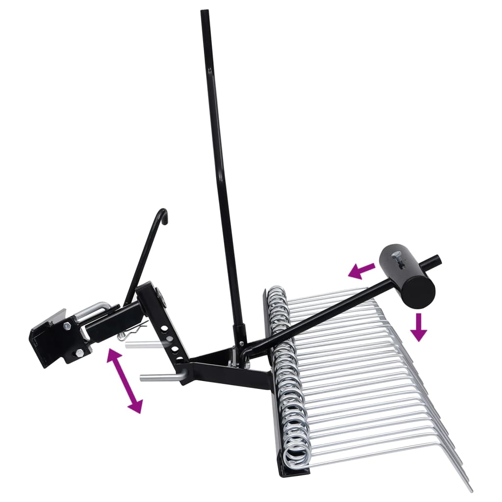 vidaXL Vertikutierer für Aufsitzmäher 109 cm