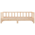 vidaXL Tagesbett Ausziehbar 2x(90x200) cm Massivholz Kiefer
