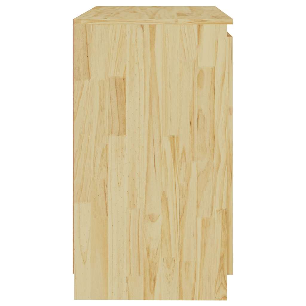 vidaXL Beistellschrank 60x36x65 cm Massivholz Kiefer