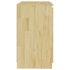 vidaXL Beistellschrank 60x36x65 cm Massivholz Kiefer