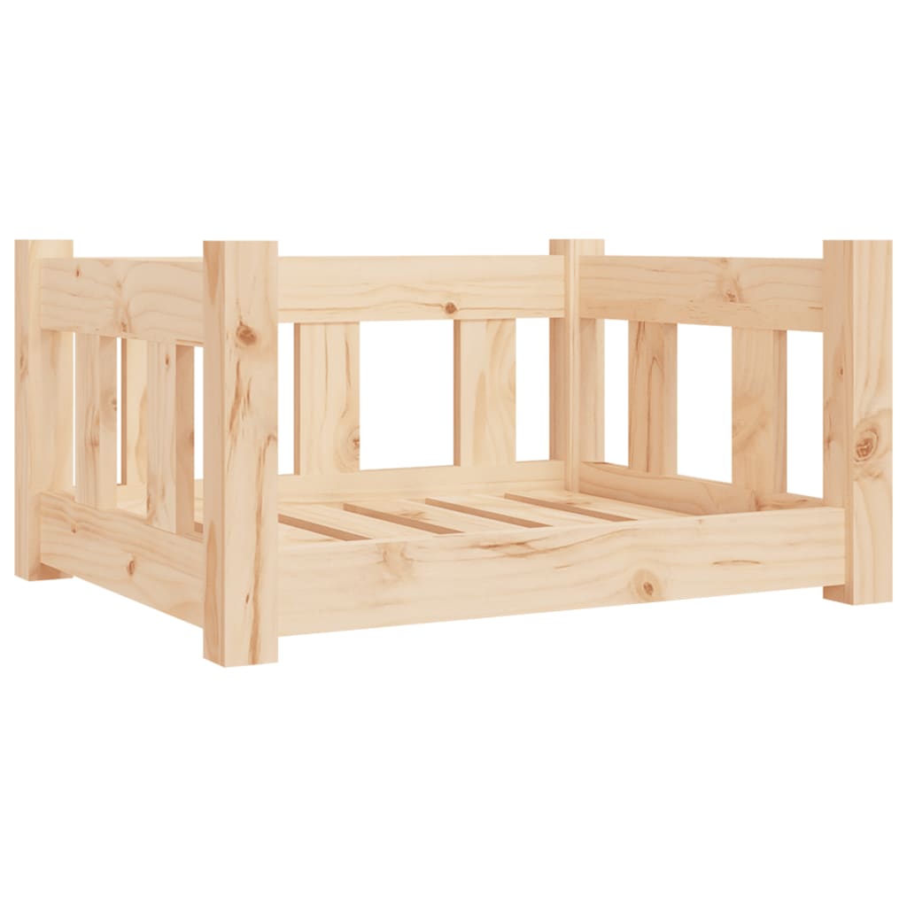 vidaXL Hundebett 55,5x45,5x28 cm Massivholz Kiefer