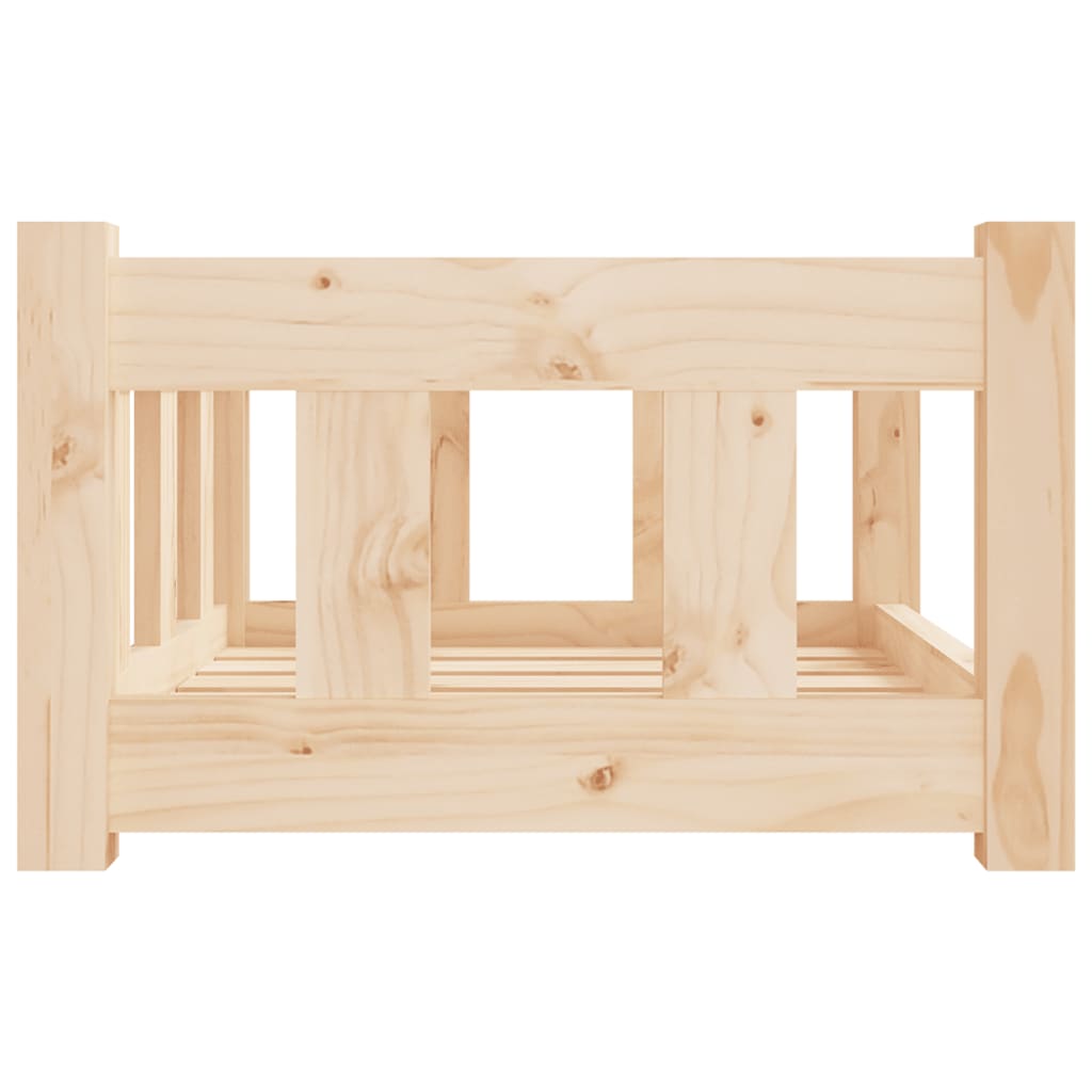 vidaXL Hundebett 55,5x45,5x28 cm Massivholz Kiefer
