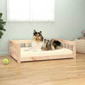 vidaXL Hundebett 55,5x45,5x28 cm Massivholz Kiefer