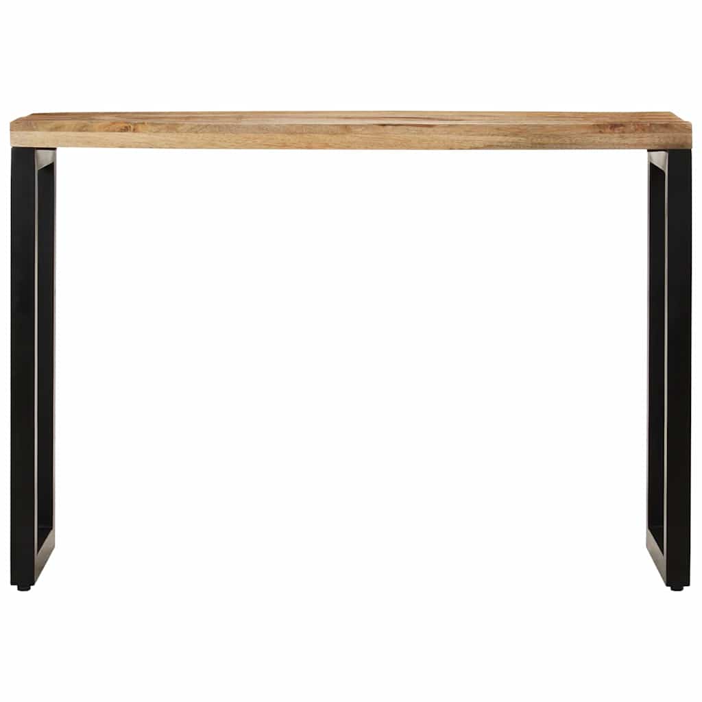 vidaXL Konsolentisch 110x35x76 cm Massives Rohholz Mango