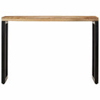 vidaXL Konsolentisch 110x35x76 cm Massives Rohholz Mango