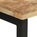 vidaXL Konsolentisch 110x35x76 cm Massives Rohholz Mango