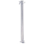 vidaXL Wassersäule für den Garten 40 cm Edelstahl Rund