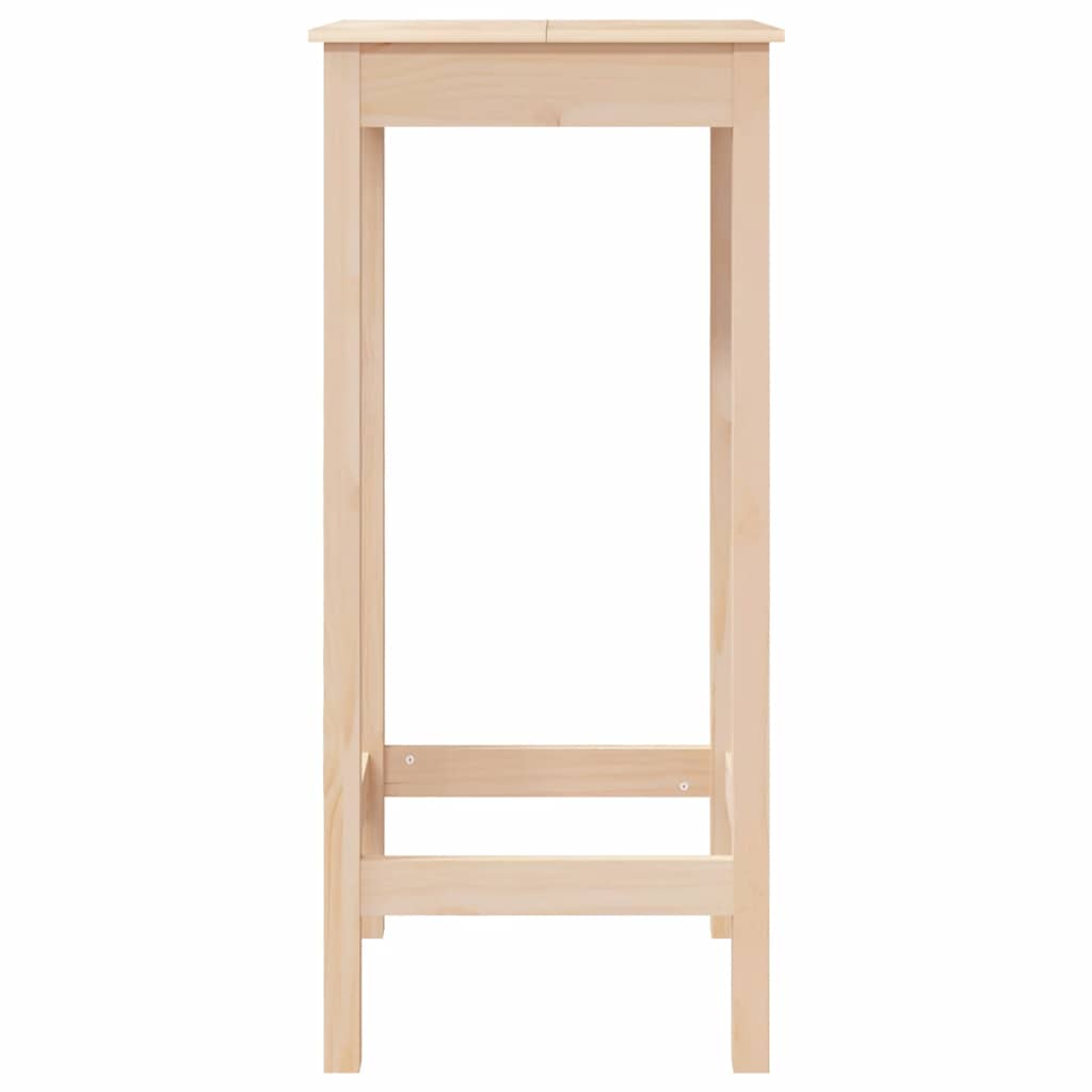vidaXL Bartisch 50x50x110 cm Massivholz Kiefer