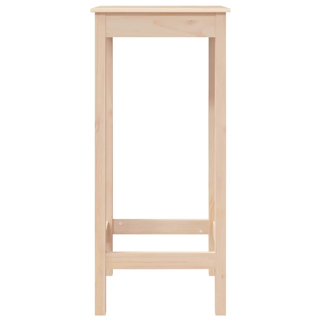 vidaXL Bartisch 50x50x110 cm Massivholz Kiefer