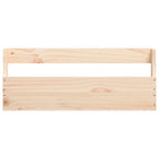 vidaXL Wand-Schuhregale 2 Stk. 59x9x23 cm Massivholz Kiefer