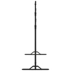 vidaXL Hintergrundstative 2 Stk. Schwarz 254x243 cm Stahl