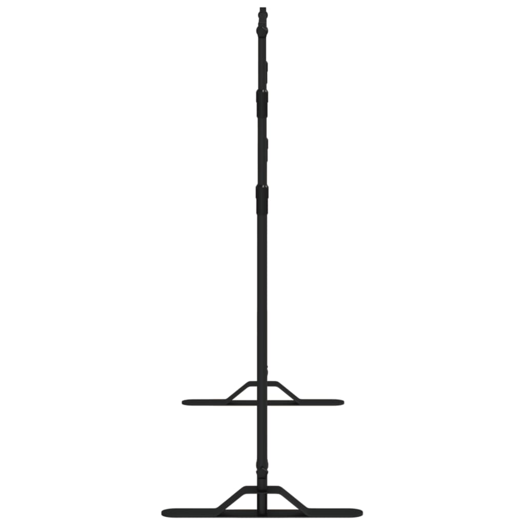 vidaXL Hintergrundstative 2 Stk. Schwarz 254x243 cm Stahl