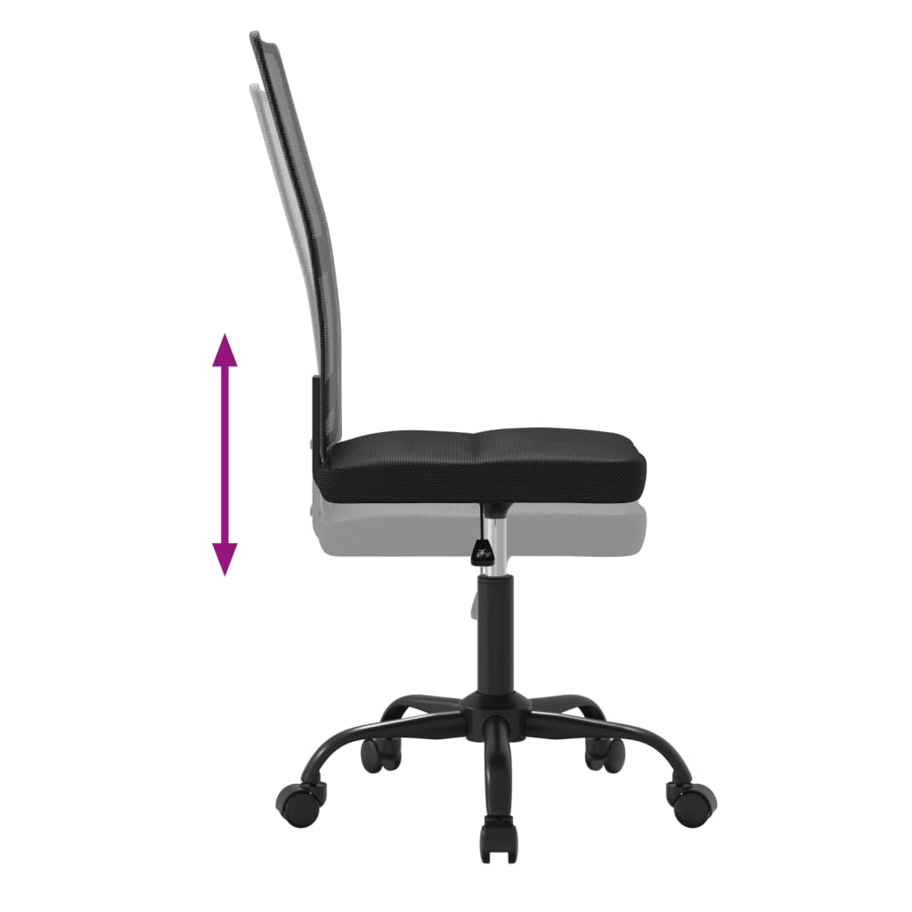 vidaXL Bürostuhl Schwarz Netz