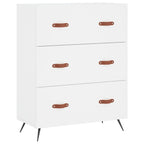 vidaXL Kommode Weiß 69,5x34x90 cm Holzwerkstoff