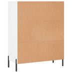 vidaXL Regalschrank Weiß 69,5x32,5x90 cm Holzwerkstoff