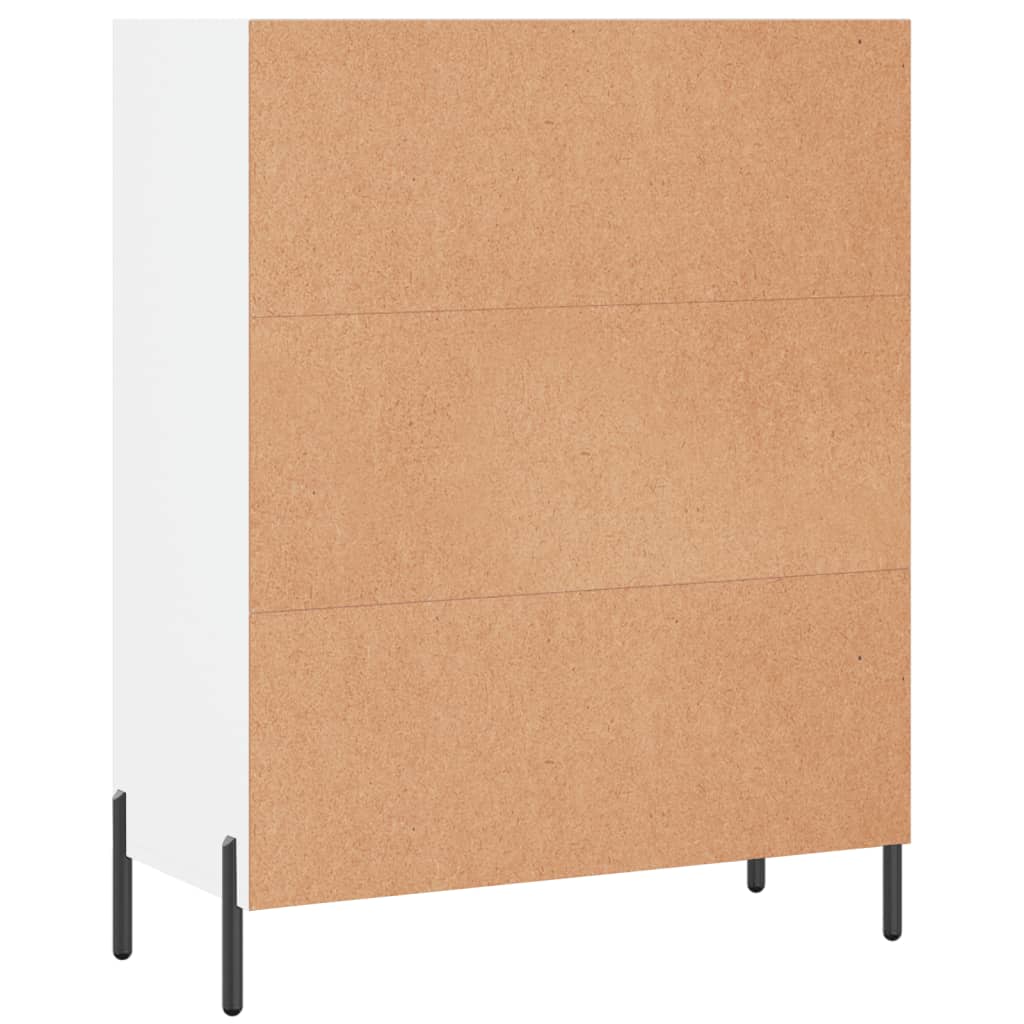 vidaXL Regalschrank Weiß 69,5x32,5x90 cm Holzwerkstoff