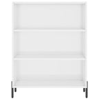 vidaXL Regalschrank Hochglanz-Weiß 69,5x32,5x90 cm Holzwerkstoff