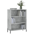 vidaXL Regalschrank Betongrau 69,5x32,5x90 cm Holzwerkstoff